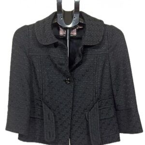 Juicy Couture Black Textured Blazer
